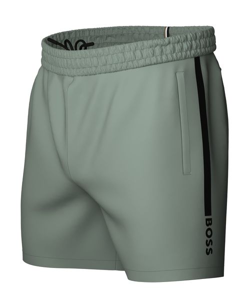 Shorts De Banho Totalmente Forrados Com Estampado De Logo