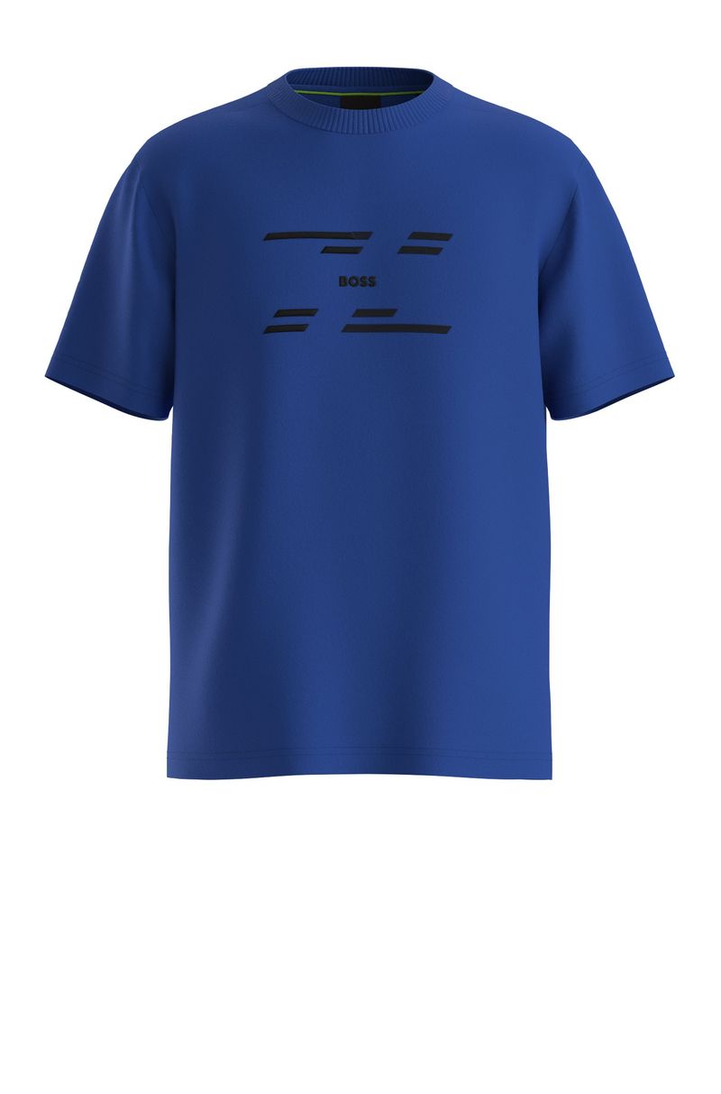 Camiseta Slim-Fit Em Jersey De Algodão Com Arte Sazonal