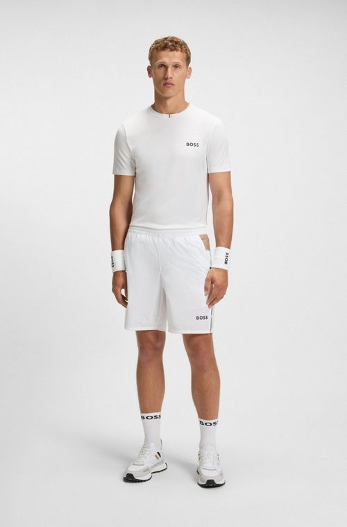 Camiseta Slim-Fit Em Piqué Stretch
