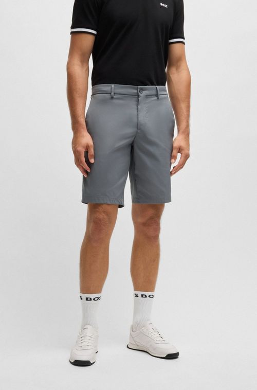 Shorts Slim De Sarja Repelente À Água