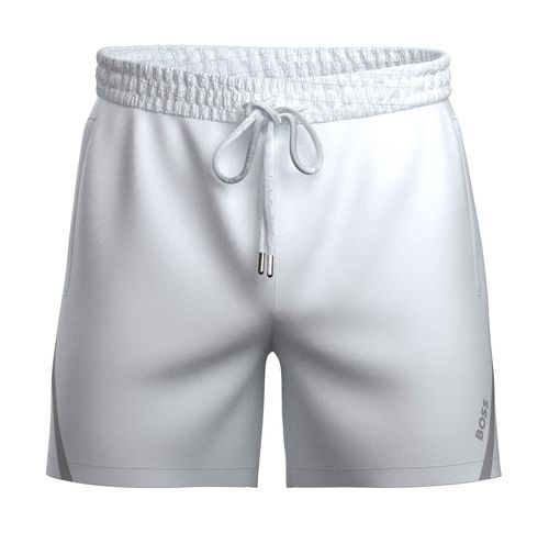 Shorts De Praia Com Logo Lateral