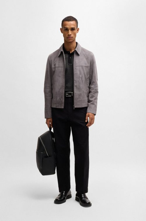 Polo Em Algodão Mercerizado Com Micropadrão