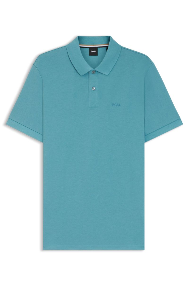 Polo Pallas Em Algodão Piqué Com Detalhes De Logo