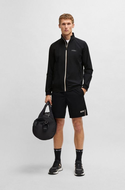 Jaqueta Relepente À Água Com Forro De Malha