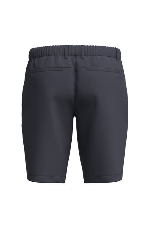 Shorts De Ajuste Slim Em Poliéster