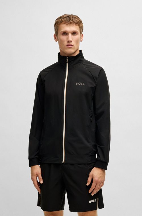 Jaqueta Relepente À Água Com Forro De Malha