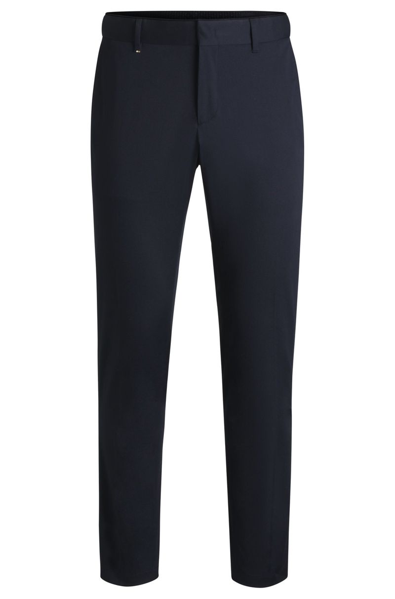 Calça Formal Em Algodão Elástico Confortável