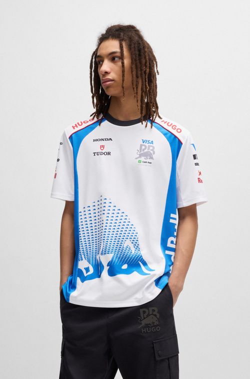 Camiseta HUGO x VCARB com logo degradê