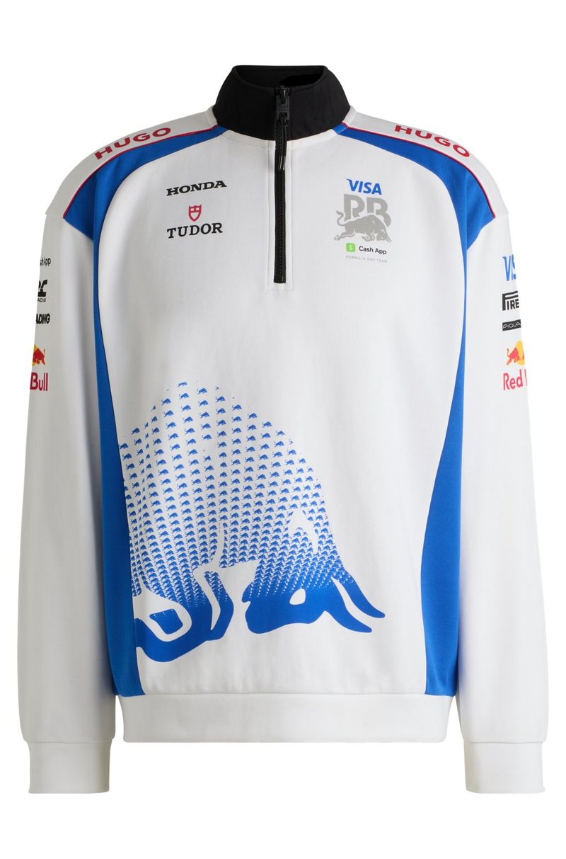 Moletom HUGO x VCARB com logo degradê