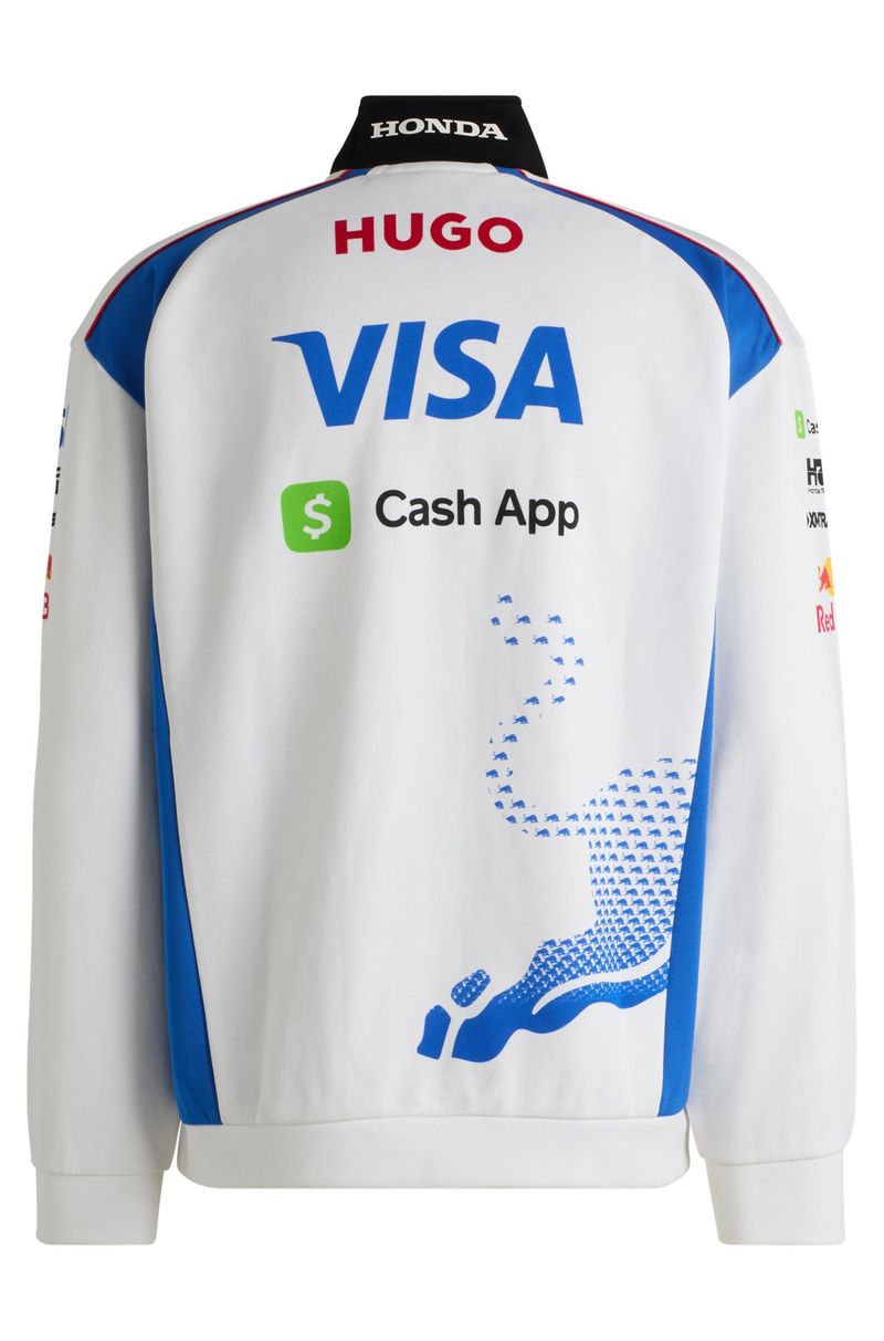 Moletom HUGO x VCARB com logo degradê