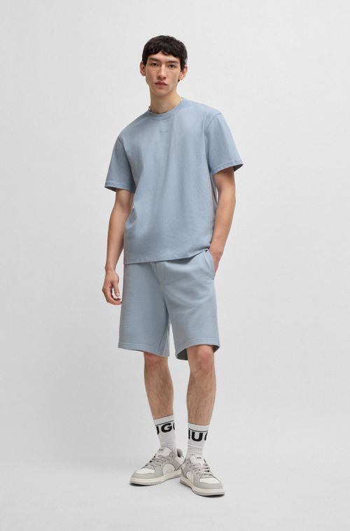 Camiseta Relaxed Fit Em Algodão Com Estampado Do Logo
