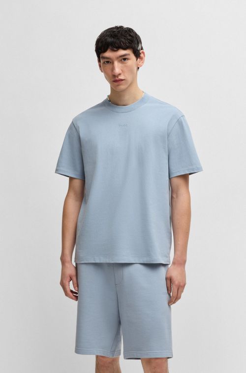 Camiseta Relaxed Fit Em Algodão Com Estampado Do Logo