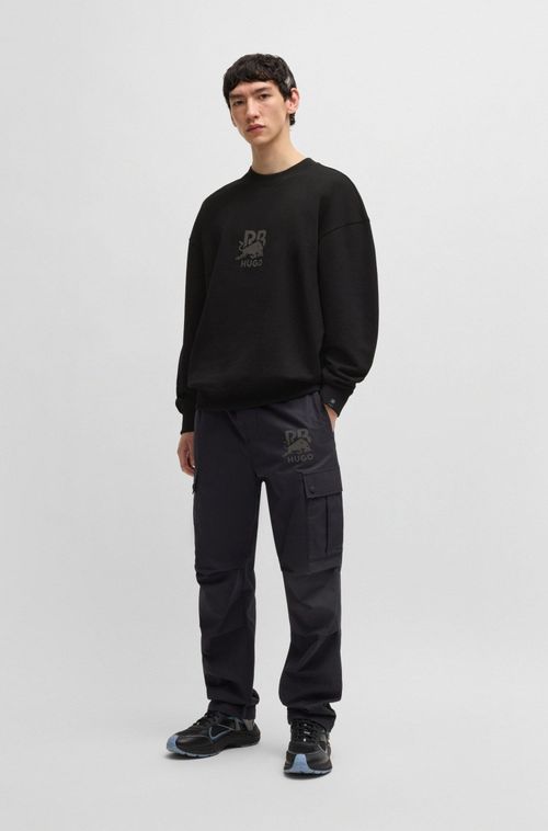 Moletom De Algodão Hugo X Rb Com Logo