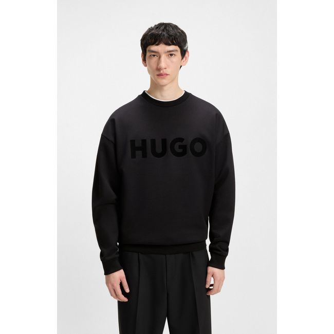 Moletom Em De Algodão Estampa De Logo