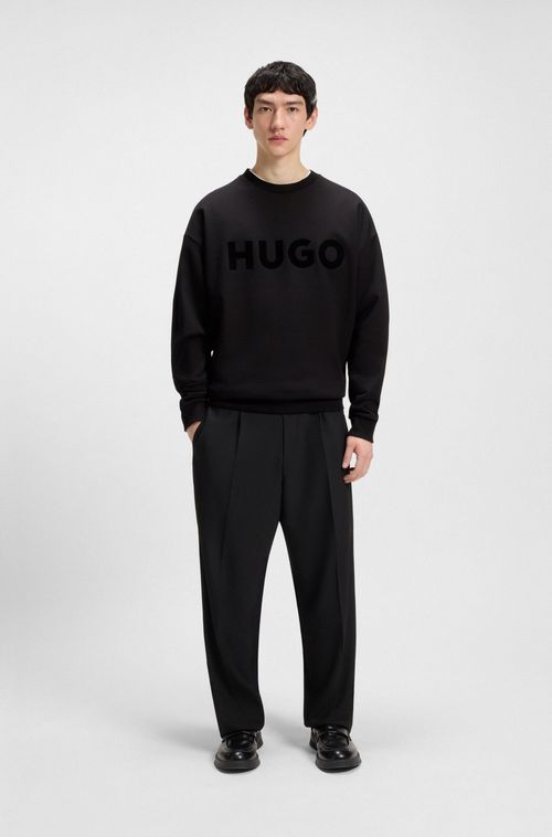 Moletom Em De Algodão Estampa De Logo