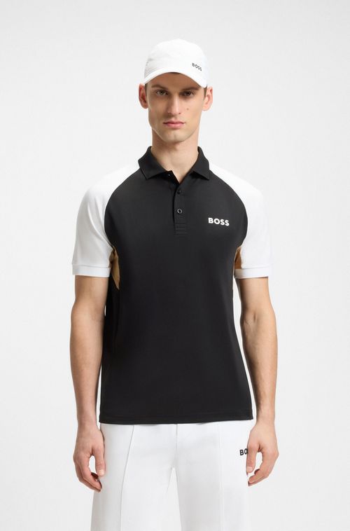 Polo Com Bloco De Cores Ativo Paddy Com Inserções De Malha