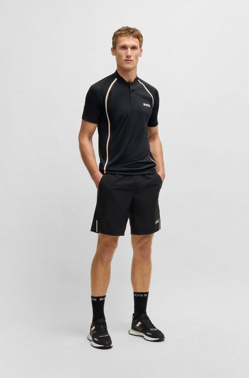 Polo Ativo De Ajuste Slim Em Malha Super Elástica