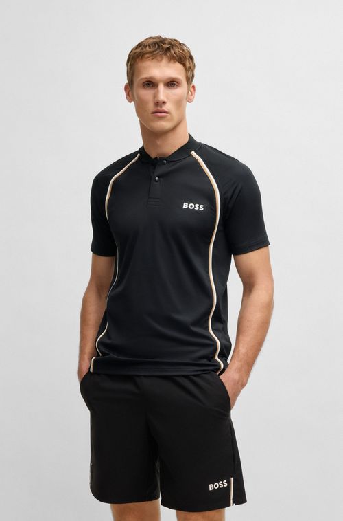 Polo Ativo De Ajuste Slim Em Malha Super Elástica