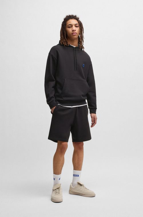 Shorts De Algodão Com Logo Happy Hugo