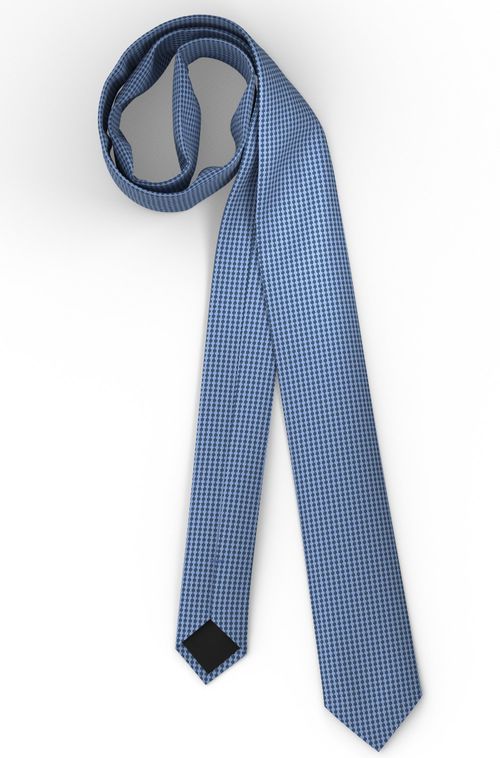 Gravata Com Microestampa Em Jacquard De Seda