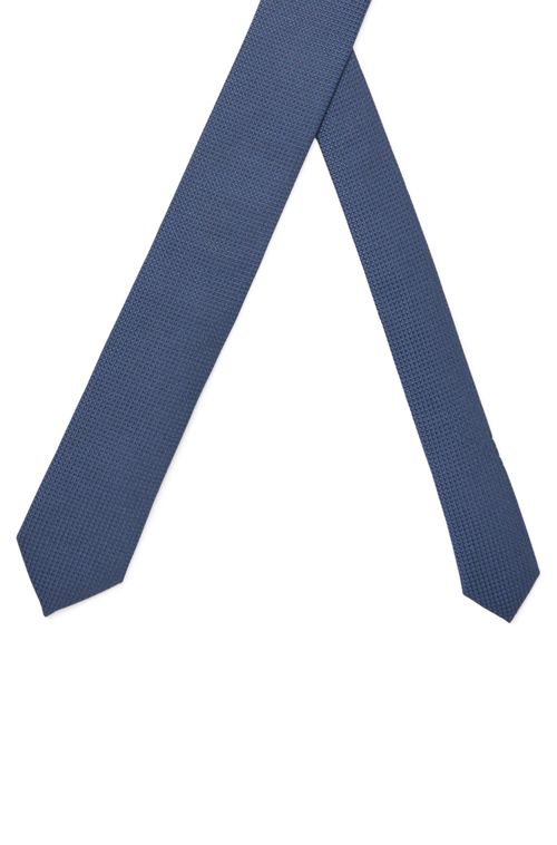 Gravata Com Microestampa Em Jacquard De Seda