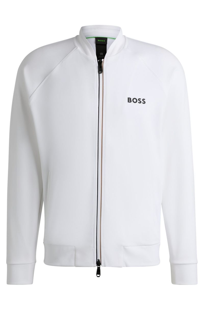 Moletom Boss X Matteo Berrettini De Ajuste Regular Com Logo