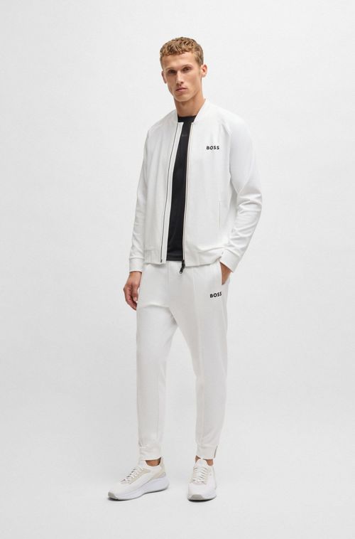Moletom Boss X Matteo Berrettini De Ajuste Regular Com Logo