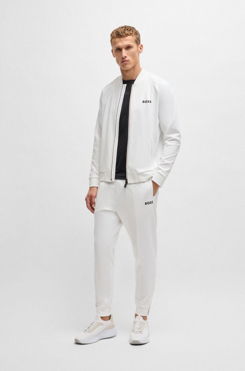 Moletom Boss X Matteo Berrettini De Ajuste Regular Com Logo