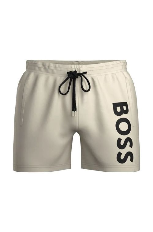 Shorts De Banho Com Logo E Em Tecido De Secagem Rápida
