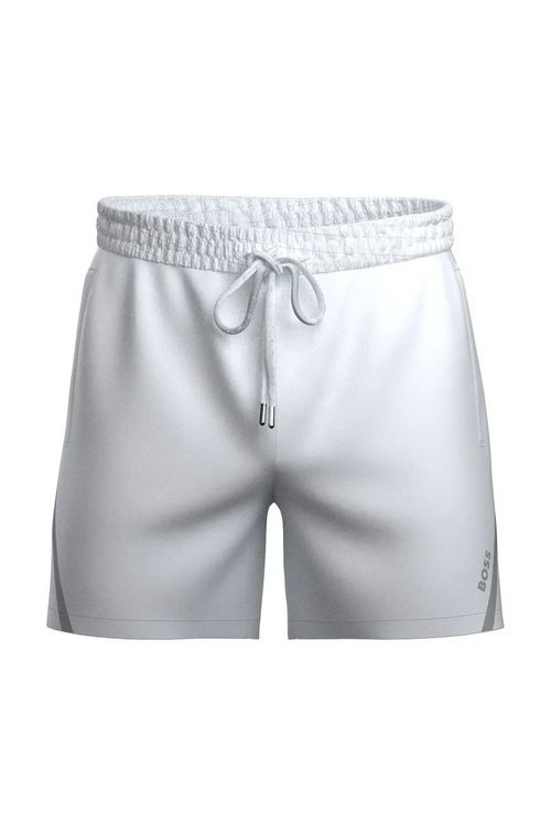 Shorts De Praia Com Logo Lateral