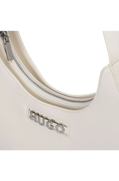 Bolsa Em Couro Sintético Com Logo Metálico