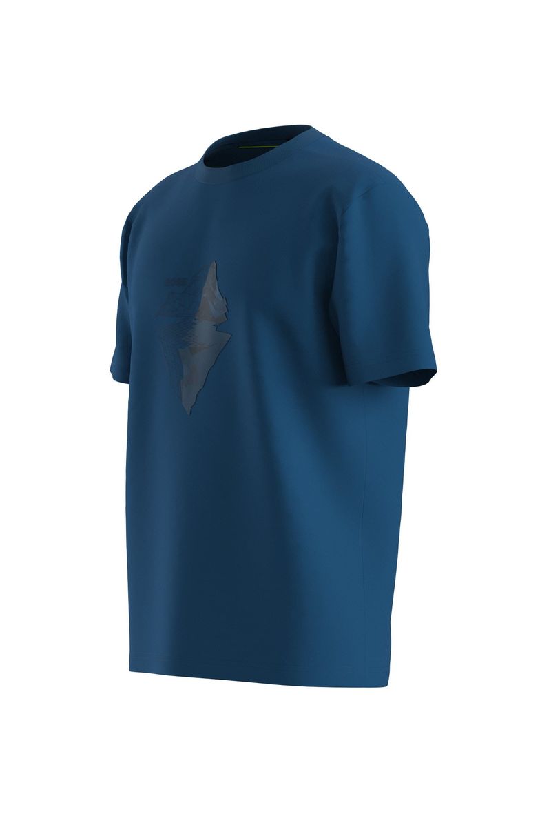 Camiseta De Algodão Elástico Com Arte Bordada
