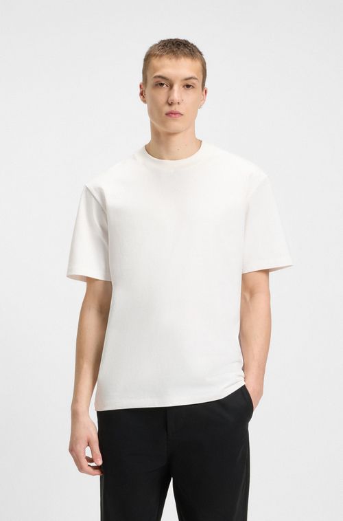 Camiseta Descontraída De Algodão Com Logo Estampado