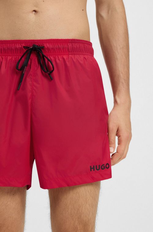 Shorts De Praia De Secagem Rápida Em Tecido Reciclado