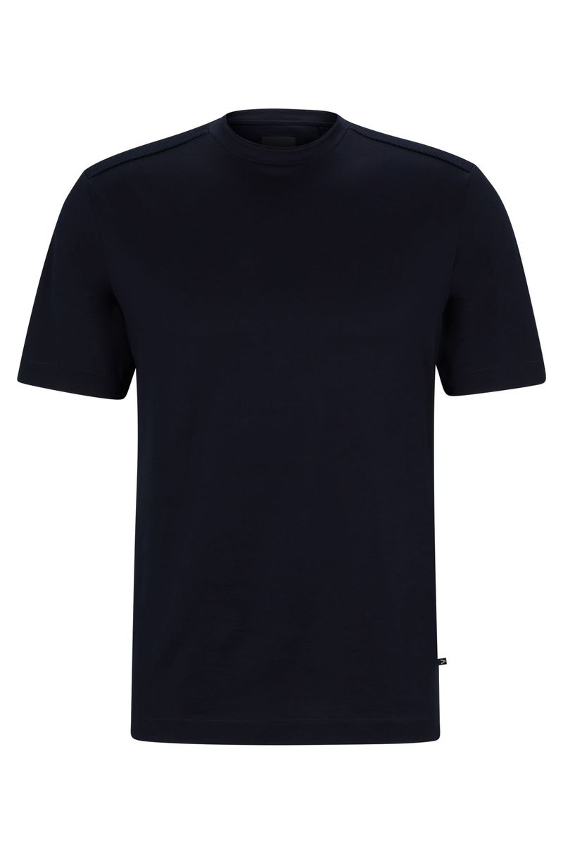 Camiseta Em Material Misto Com Algodão Mercerizado Stretch