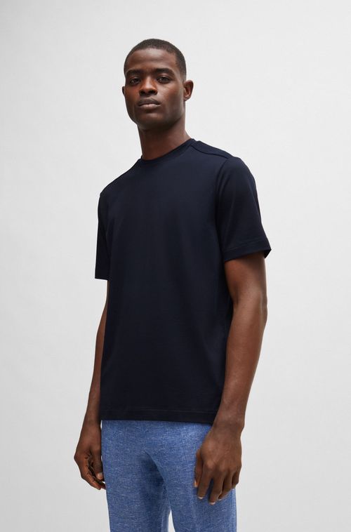 Camiseta Em Material Misto Com Algodão Mercerizado Stretch