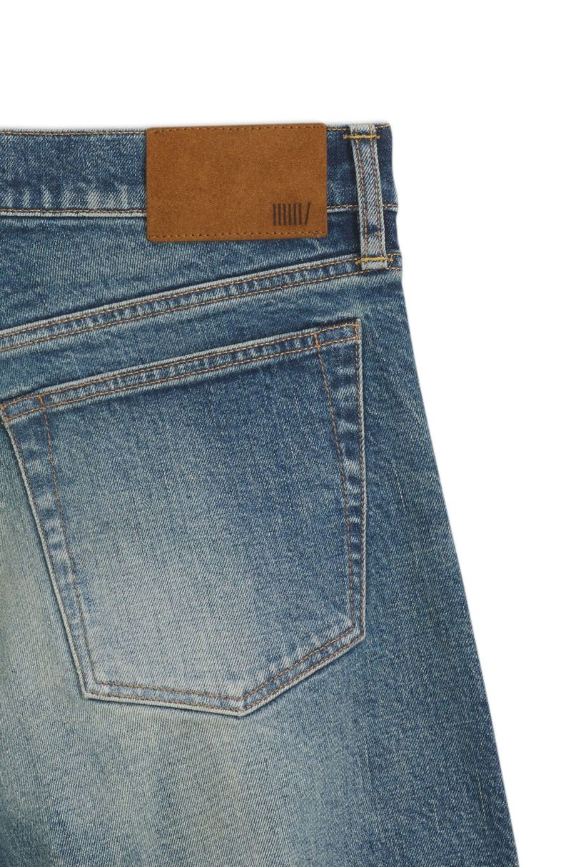 Calças Jeans De Ajuste Slim BECKHAM X BOSS Com Acabamento Vintage