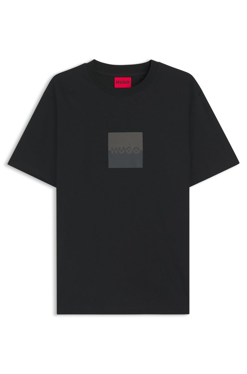 Camiseta De Algodão Com Estampa De Logo
