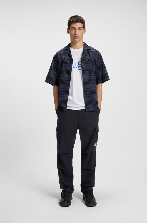 Camiseta Em Jersey De Algodão Com Estampa De Logo