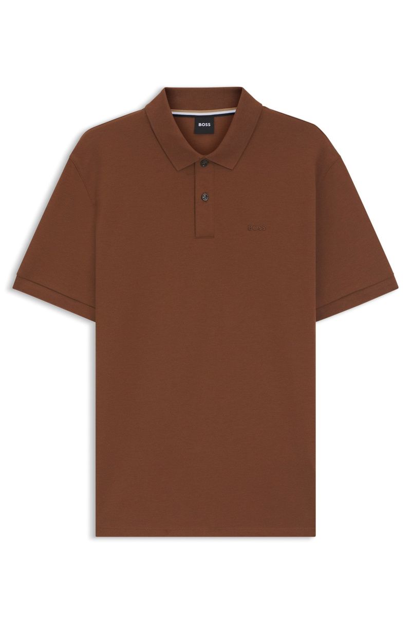 Polo Pallas Em Algodão Piqué Com Detalhes De Logo