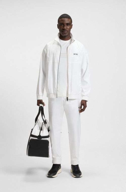 Camiseta De Ajuste Slim Ativa Em Jersey Elástico