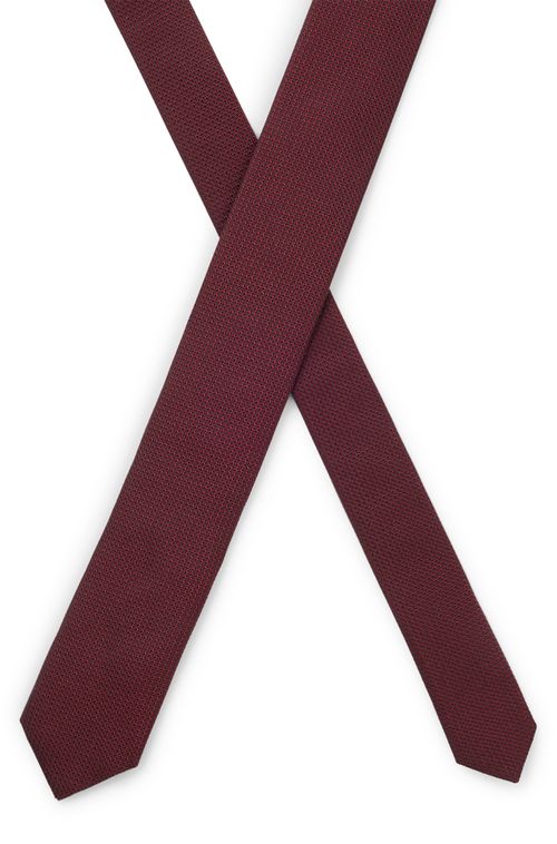 Gravata Com Microestampa Em Jacquard De Seda