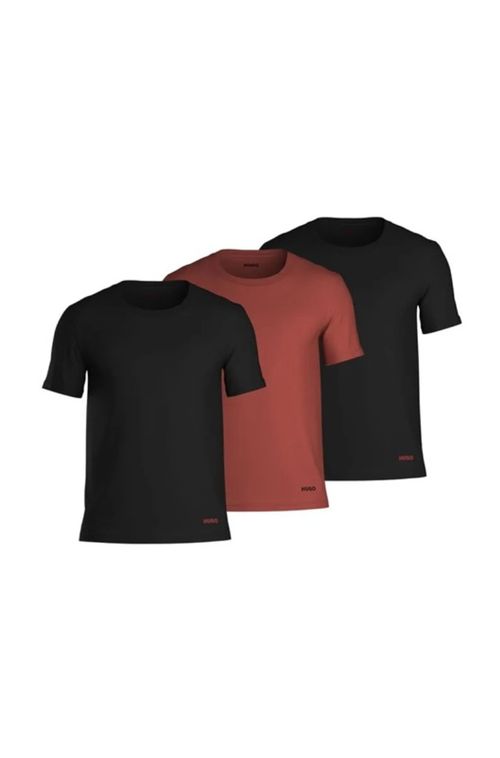 Pack De Três Camisetas De Algodão
