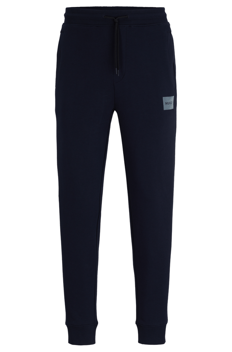 Calças De Moletom Em Algodão Com Logo Metálico