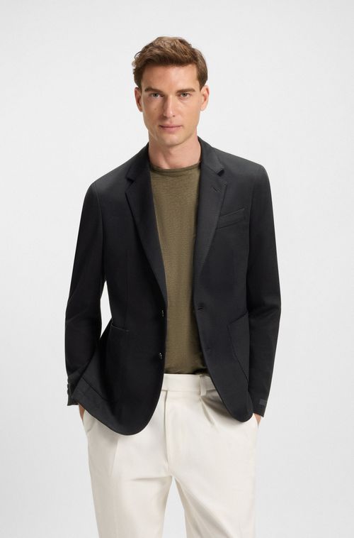 Blazer BECKHAM X BOSS Em Algodão De Efeito Melange