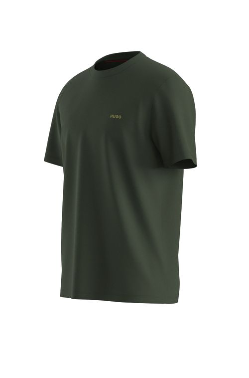 Camiseta De Algodão Com Logo Estampado