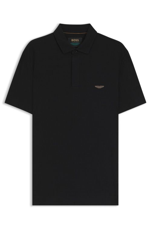 Polo BOSS X Aston Martin Em Algodão E Seda