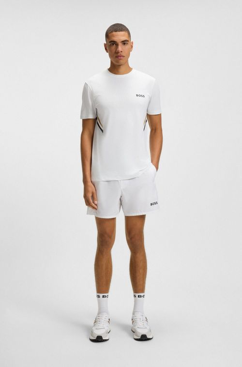 Camiseta De Ajuste Slim Com Gestão Da Humidade