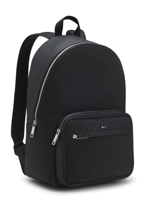 Mochila Com Padrão De Monograma