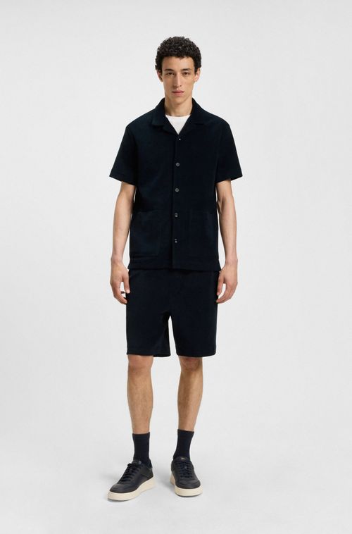 Camisa De Ajuste Regular Em Algodão Turco